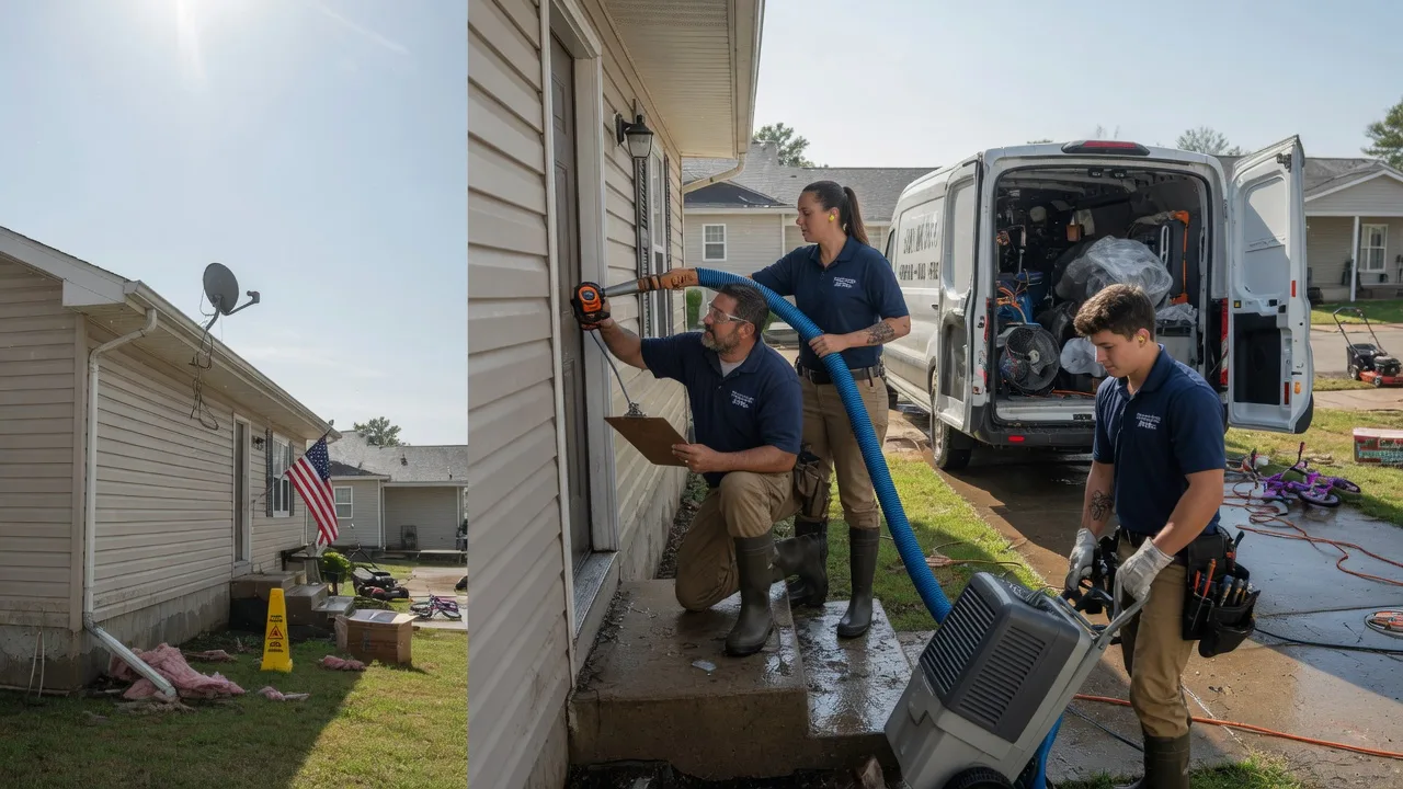 Ceiling Water Damage Restoration in Saint Clair, MN near me